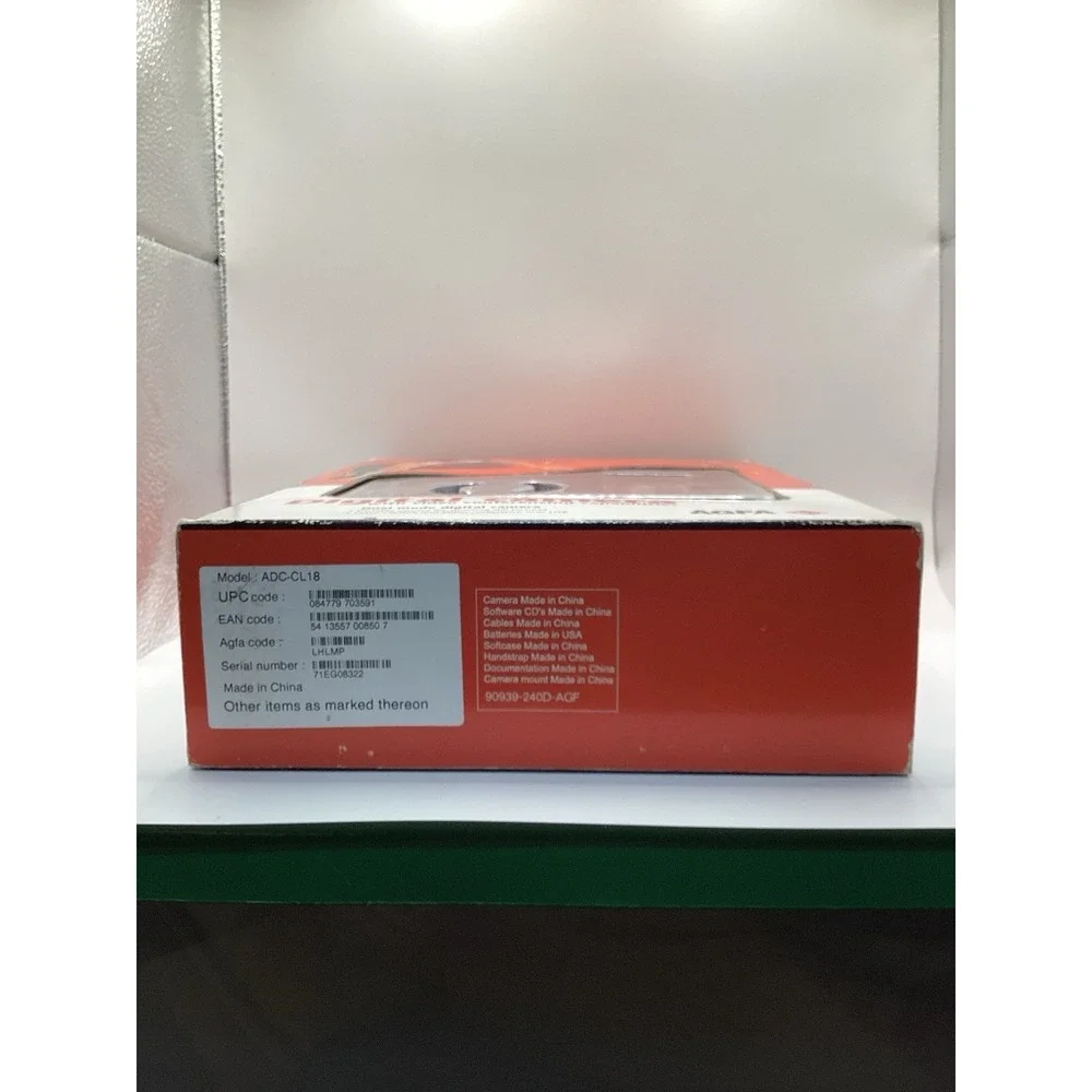 Agfa EPhoto CL18 Digital Camera With Video Conferencing Complete Set Open Box